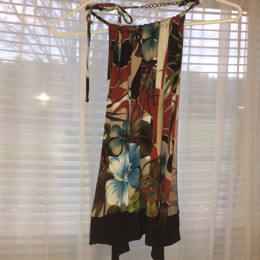 Open back shirt